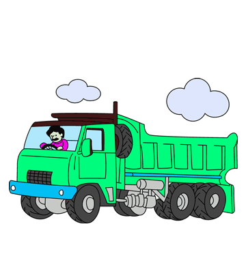 Heavy Truck Coloring Pages